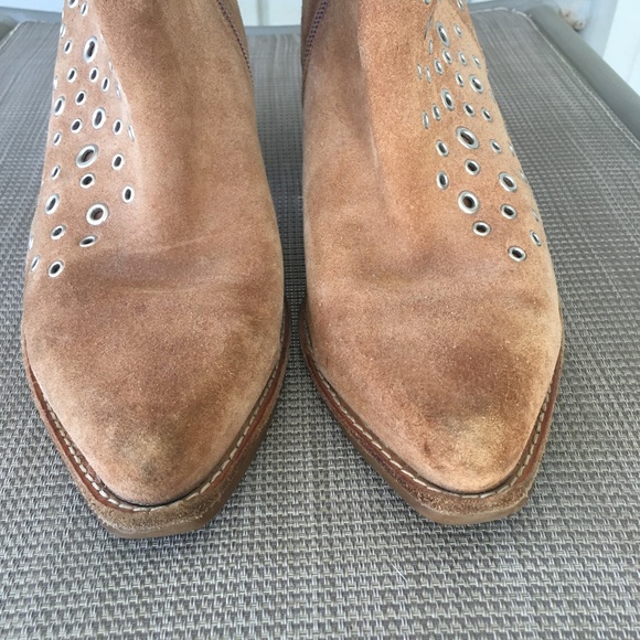Jeffrey Campbell Bravado Suede Eyelet Boots